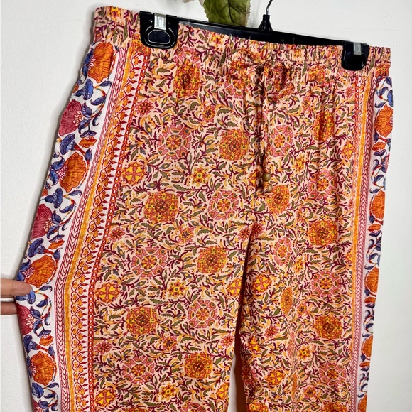 Rachel Zoe Marigold Market Linen-Blend Pants - Picture 2 of 8